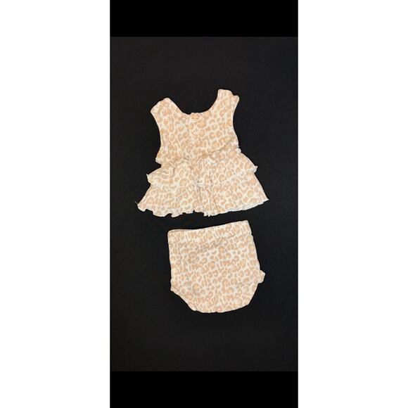RZ by RACHEL ZOE | Baby Girl Size 18 M | 2-piece Set Leopard Print - Picture 2 of 5